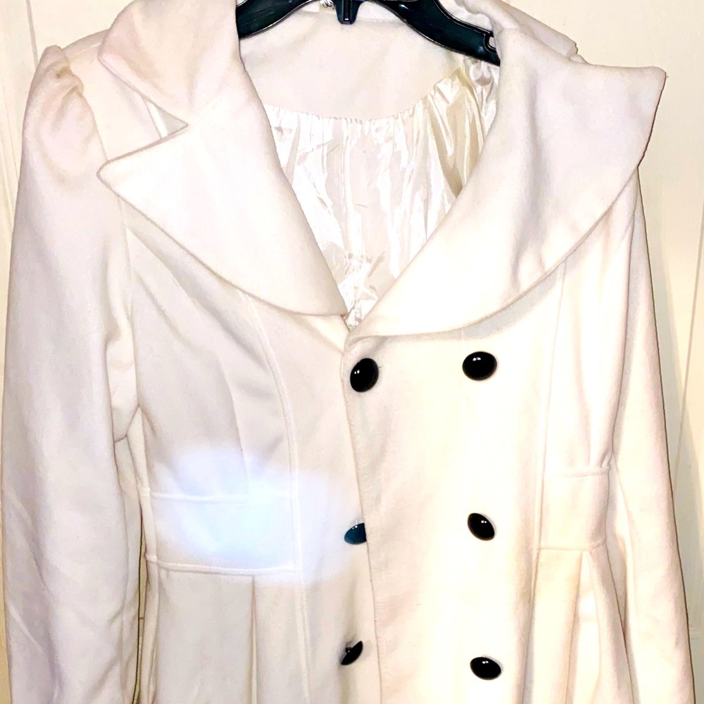 White formal coat
